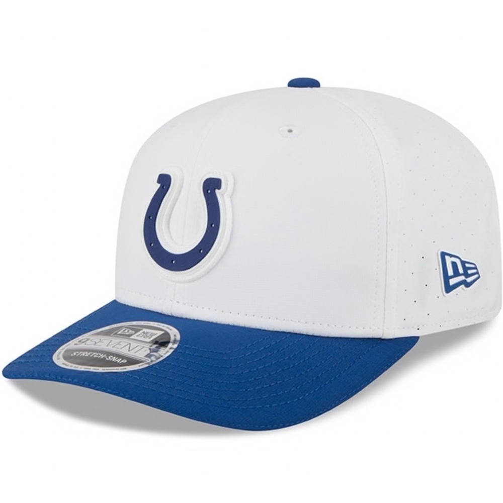 New Era Indianapolis Colts 2025 Training Camp 9SEVENTY Snapback Hat White $47